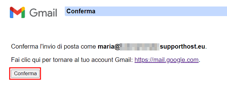 Conferma Associazione Email A Gmail
