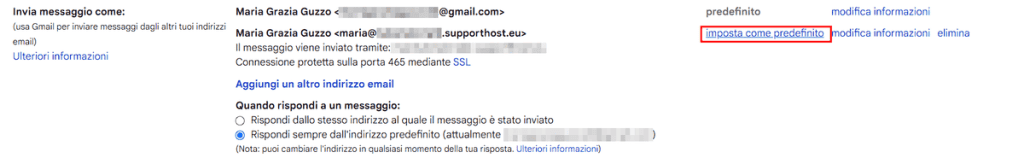 Impostare Indirizzo Email Predefinito Gmail