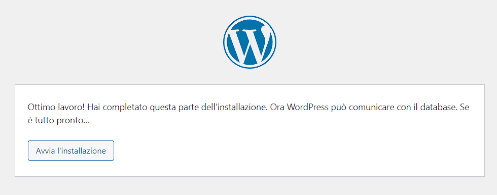 Installare WordPress Xampp Passo 3