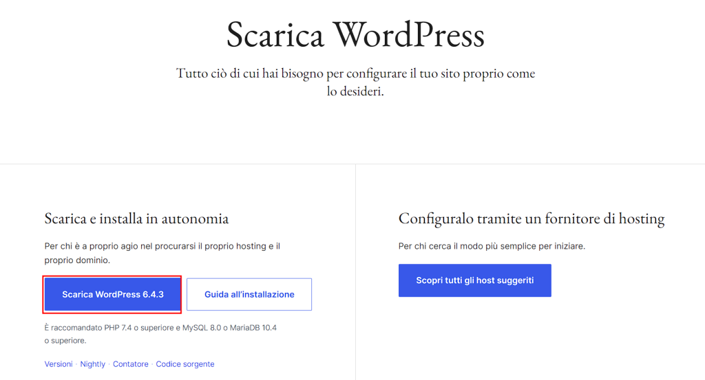 Scarica WordPress 643