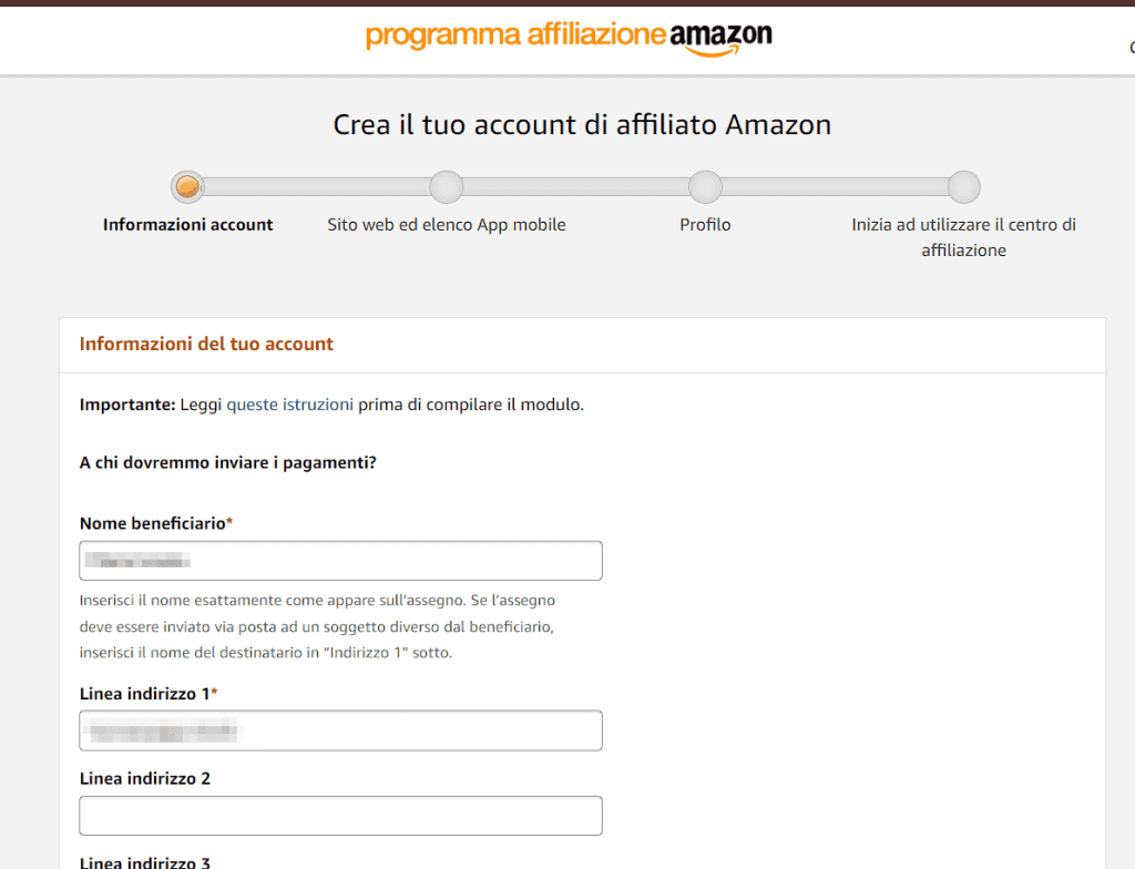 Registrarsi Al Programma Affiliazione Amazon