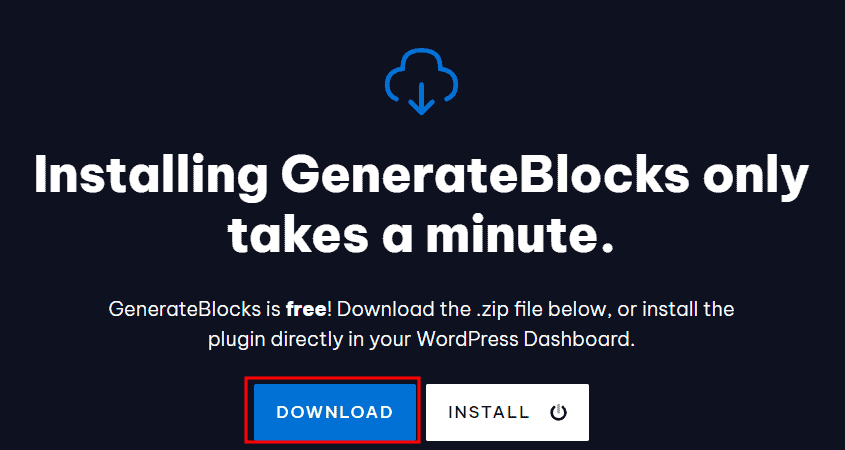 Download Generateblocks