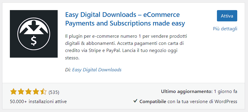 Easy Digital Downloads Plugin