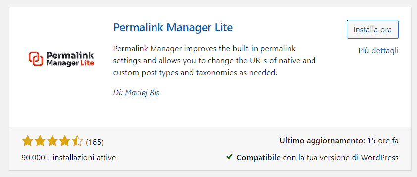 Permalink Manager Lite Plugin