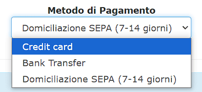 Metodi Di Pagamento Fatture Supporthost