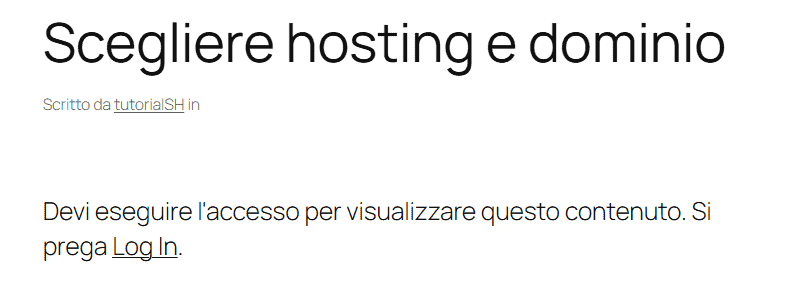 Link Registrazione Rimosso Messaggio Contenuto Protetto