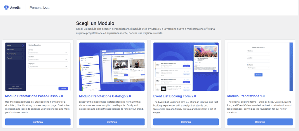 Moduli Di Prenotazione WordPress