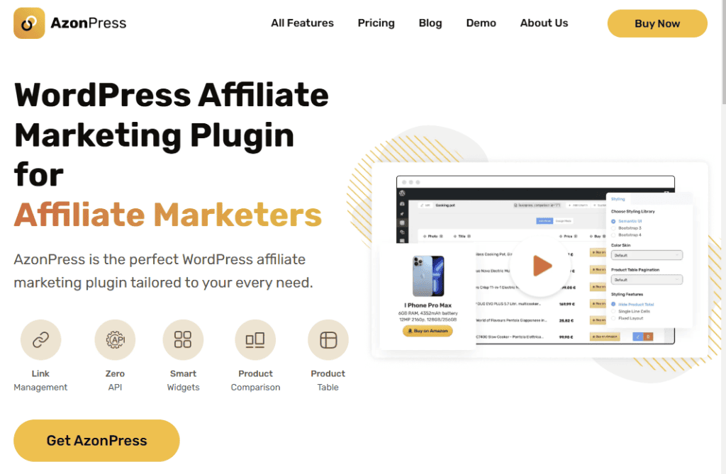 Azonpress Plugin Affiliazione