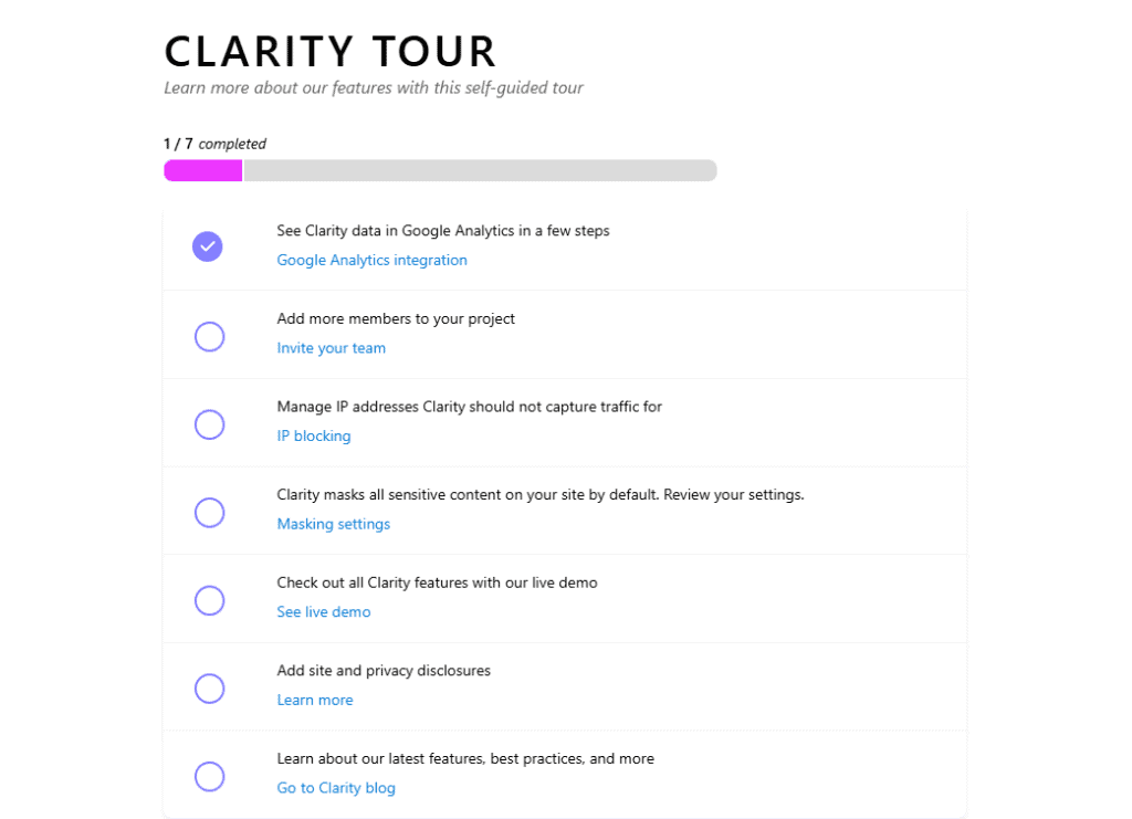 Clarity Tour