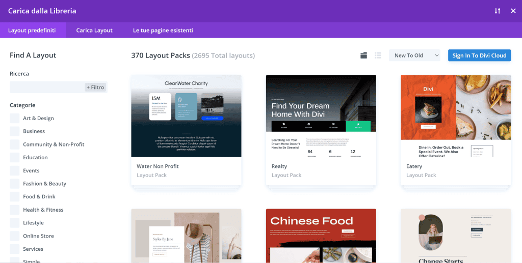 Divi Layout