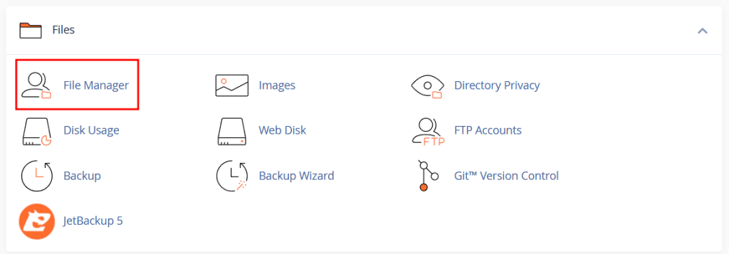 File Manager Cpanel Jupiter