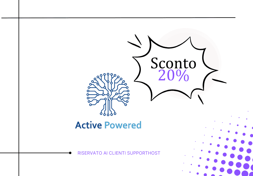 Sconto Active Powered Bonus Supporthost