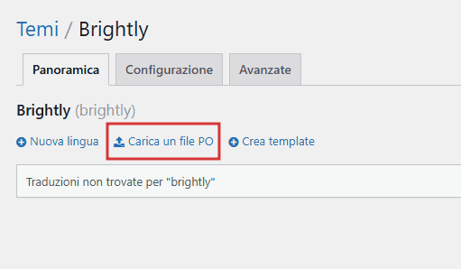 Loco Translate Temi Carica File Po