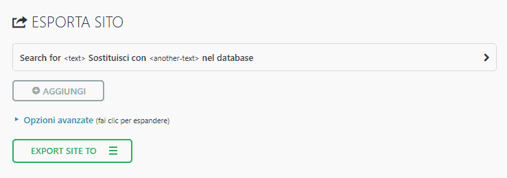 All In One Wp Migration Esporta