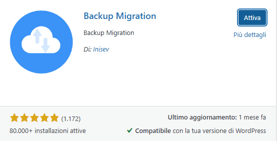 Backup Migration