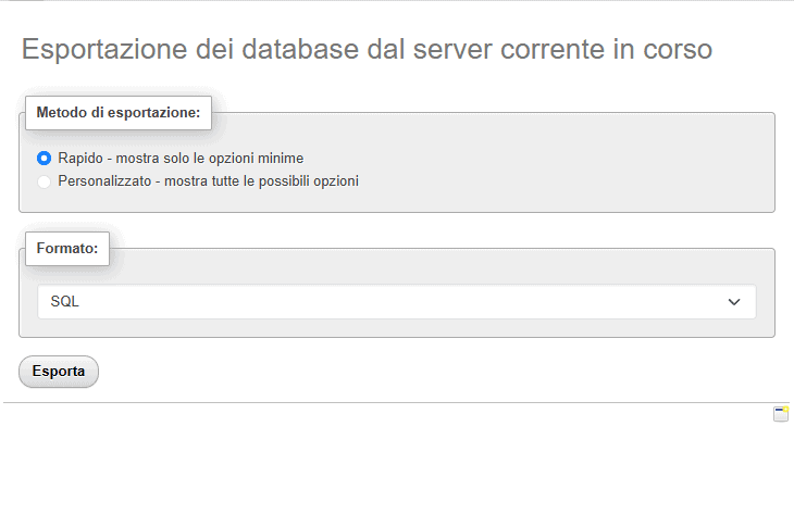 Cpanel Phpmyadmin Backup Database