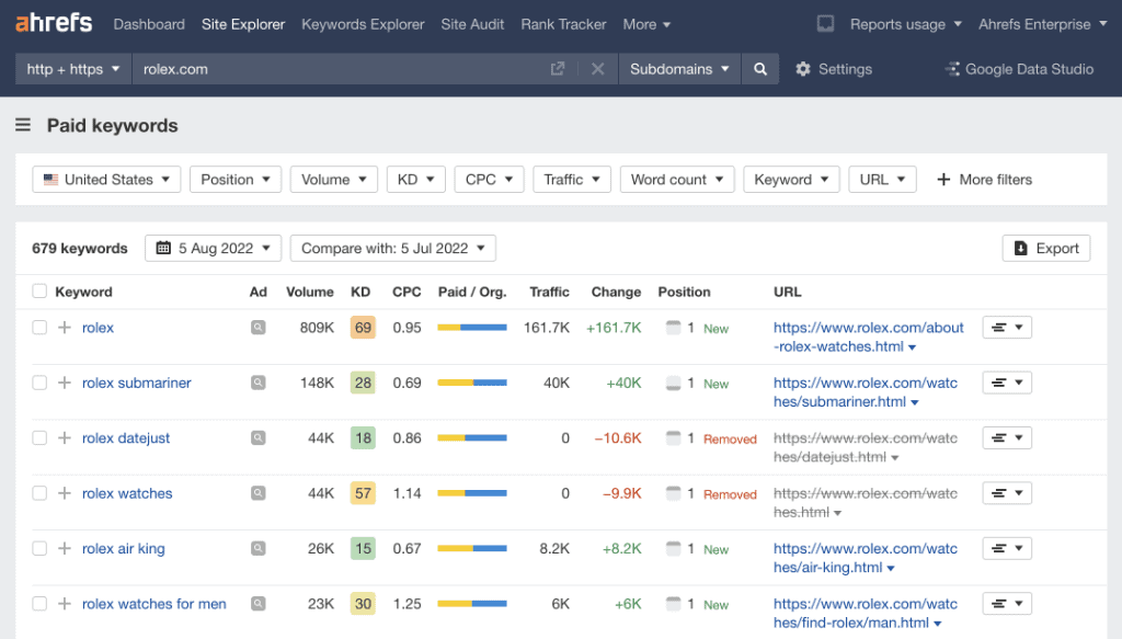 Analisi Visite Sito Ahrefs Campagne A Pagamento