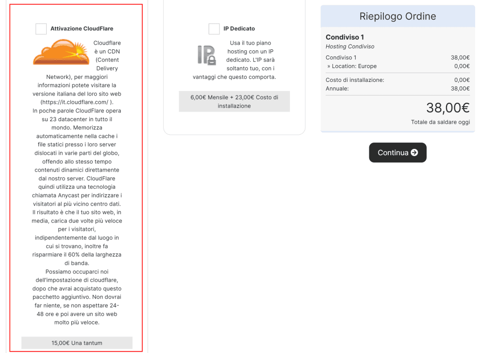 Cloudflare Supporthost