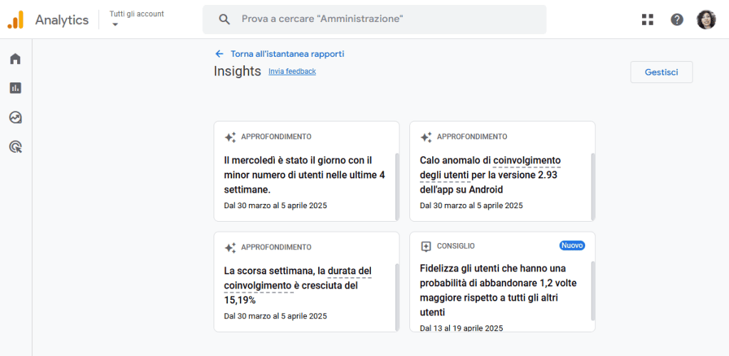 Ga4 Insights Approfondimenti Consigli