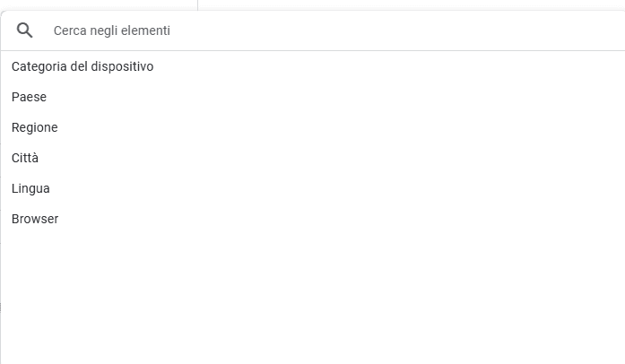 Ga4 Report Percorso Acquisto Dimensione Principale