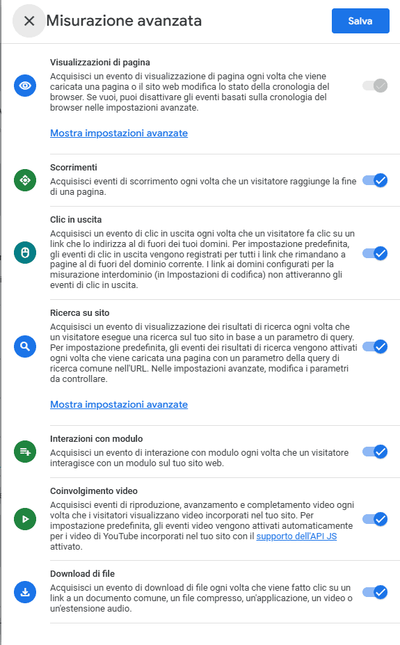 Google Analytics Conversioni Misurazione Avanzata Impostazioni