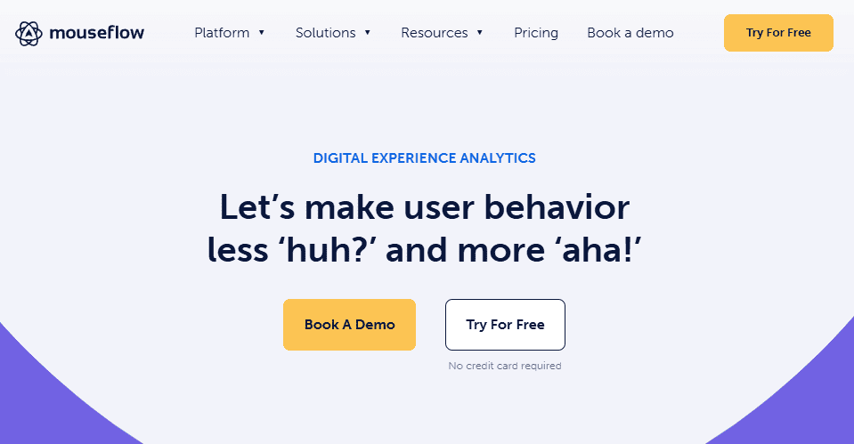 Mouseflow Analisi Sito