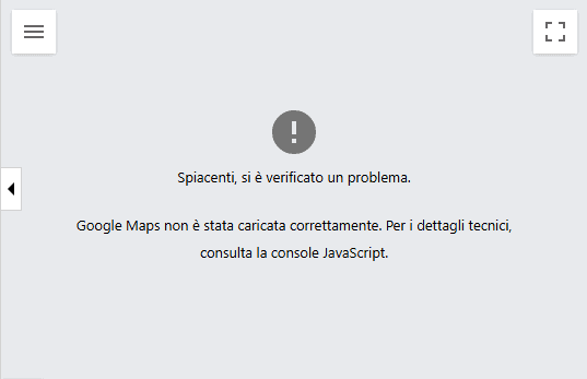 Blocco Mappress Map Errore Javascript