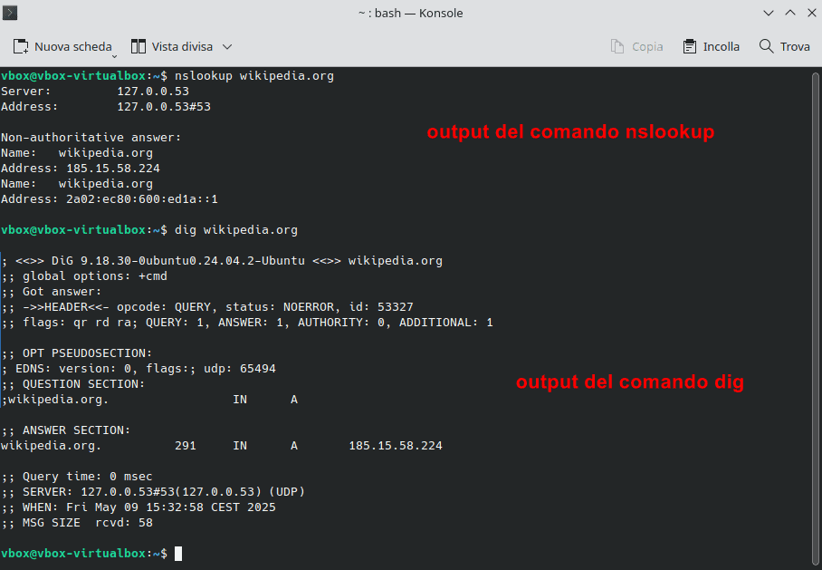 Comando Dig Vs Comando Nslookup