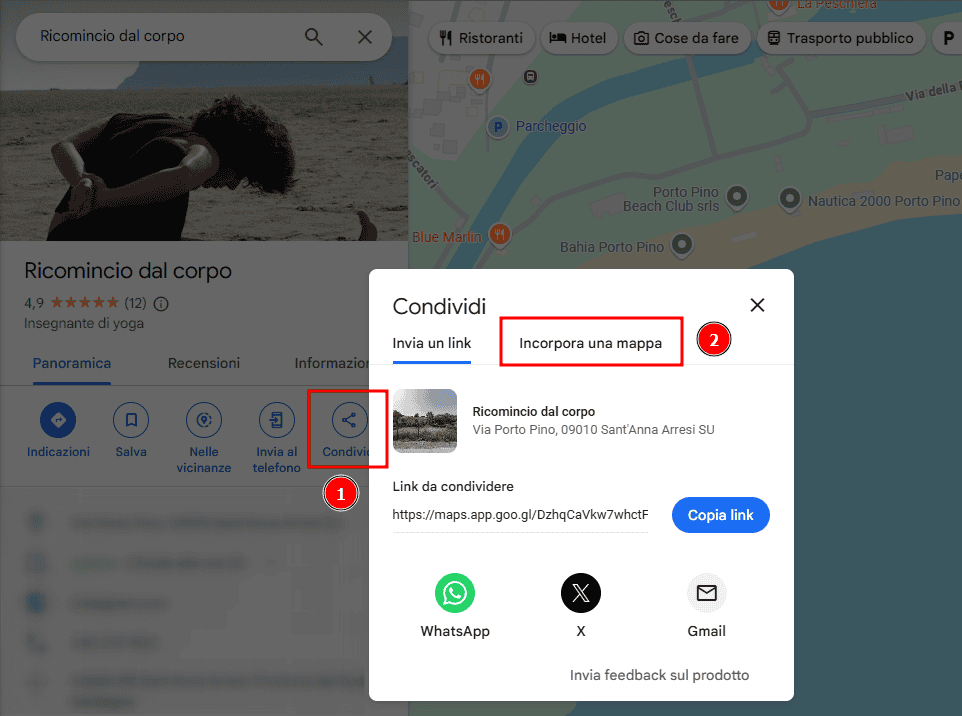 Google Maps Attività Locale