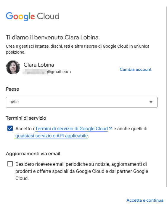 Google Maps Platform Configurazione