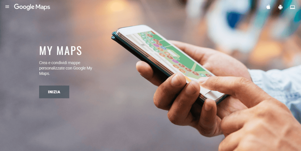 Google My Maps Inizia