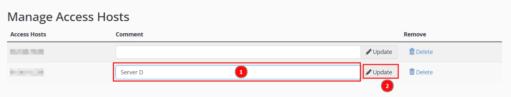 Modificare Commento Host Abilitato Mysql Remoto