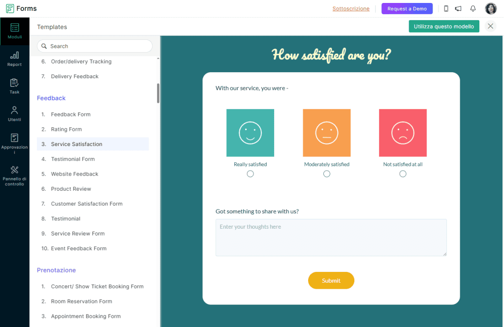 Moduli Zoho Forms