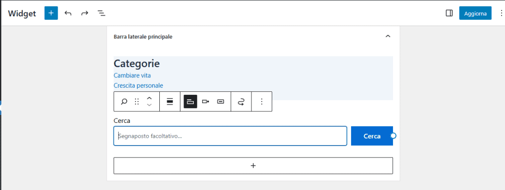 Personalizzare Widget Ricerca WordPress