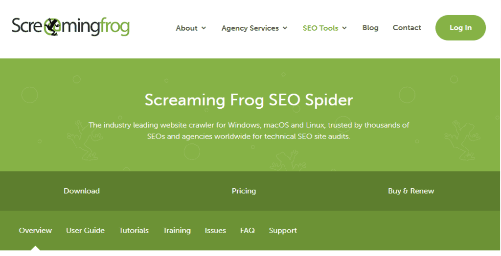 Screaming Frog Pagine Orfane