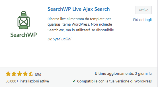 Searchwp Live Ajax Search