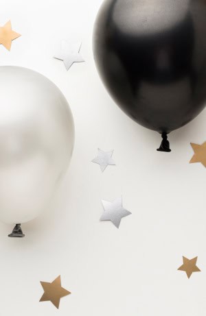Top View Balloons Party