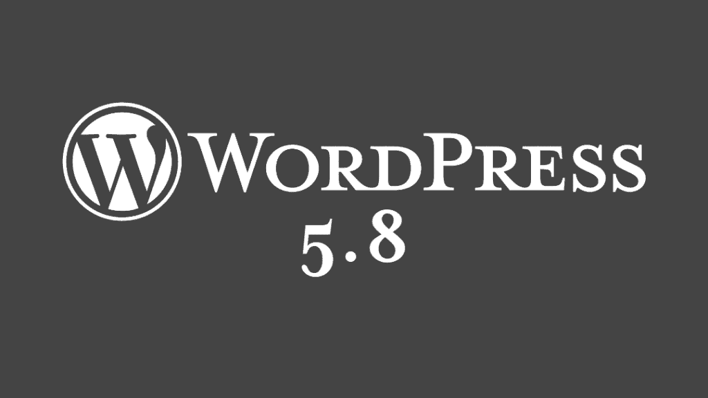 Wordpress 5.8