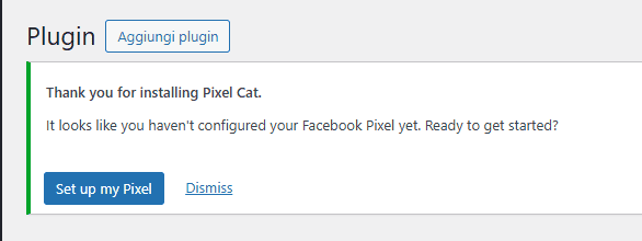 Configurare Pixel Cat Plugin