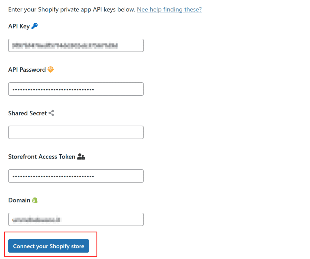 Connettere Shopify E WordPress