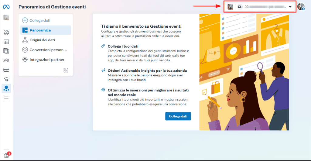 Controllo Account Pubblicitario Meta