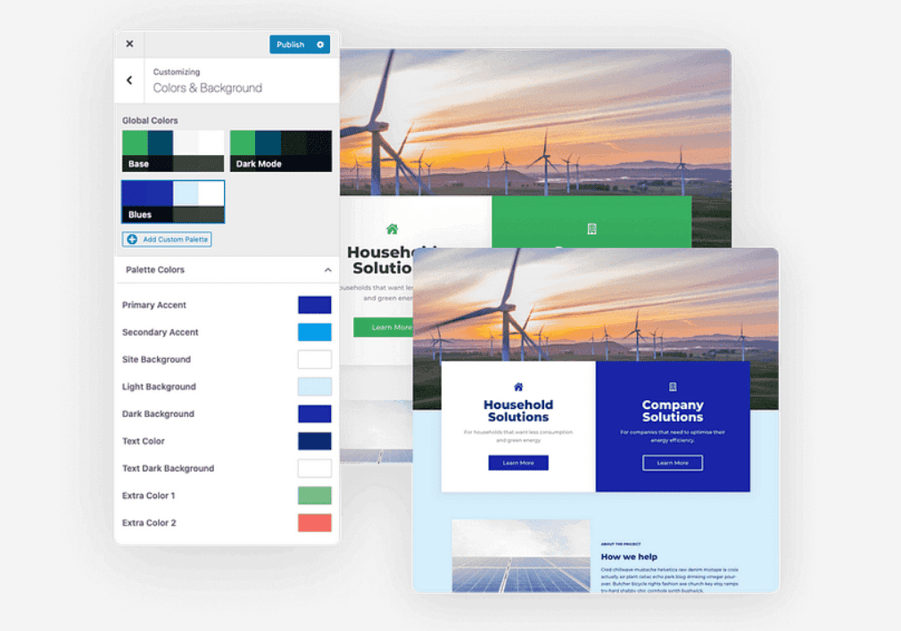 Global Color Palettes Neve