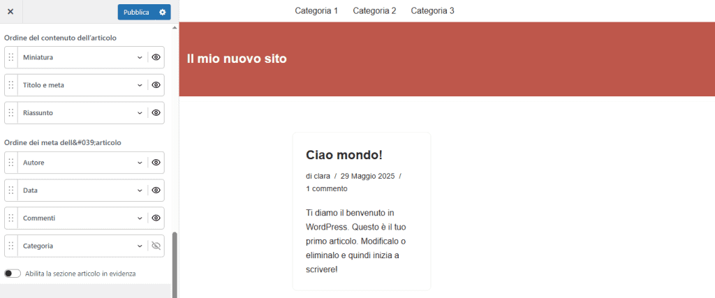 Impostazioni Blog Archivio Neve