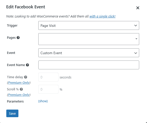 Page Visit Facebook Event Wp Pixel Cat