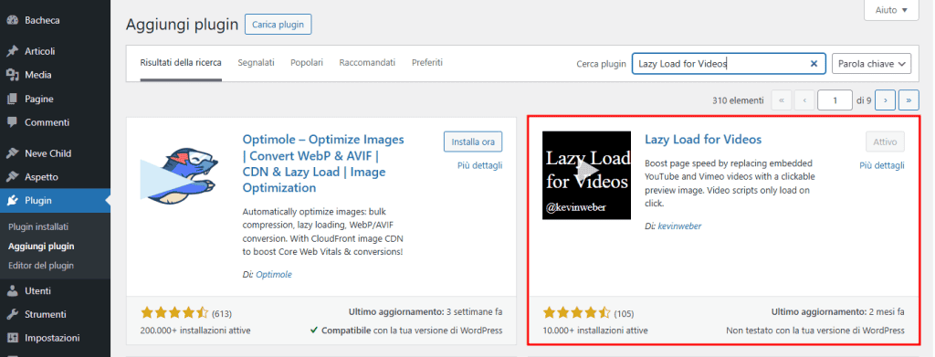 Plugin WordPress Lazy Load For Videos