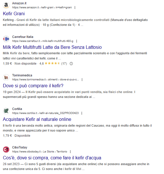 Search Intent Implicito