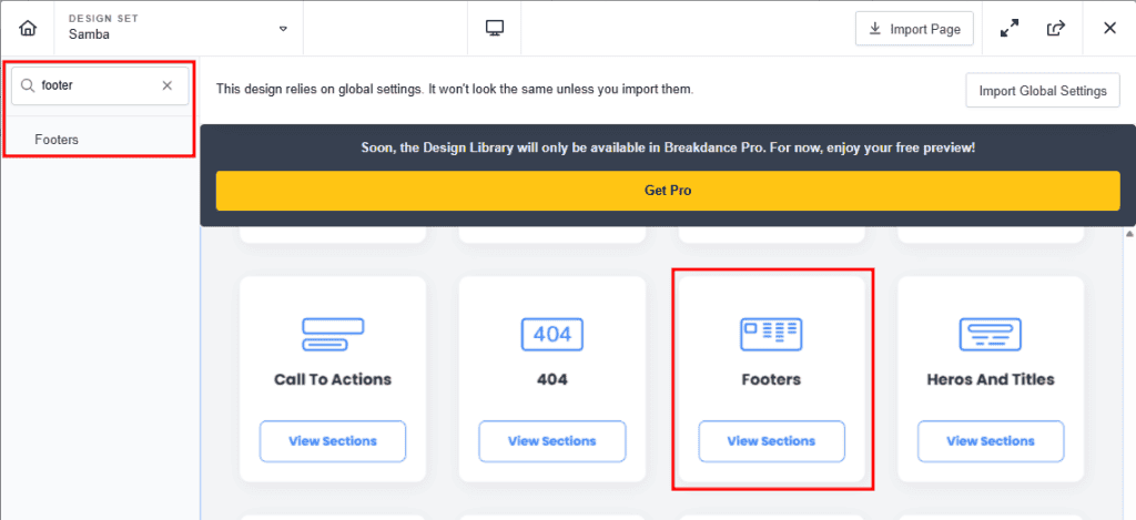 Template Footer Samba Ui Breakdance