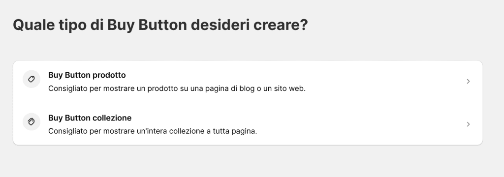 Tipologie Di Buy Button