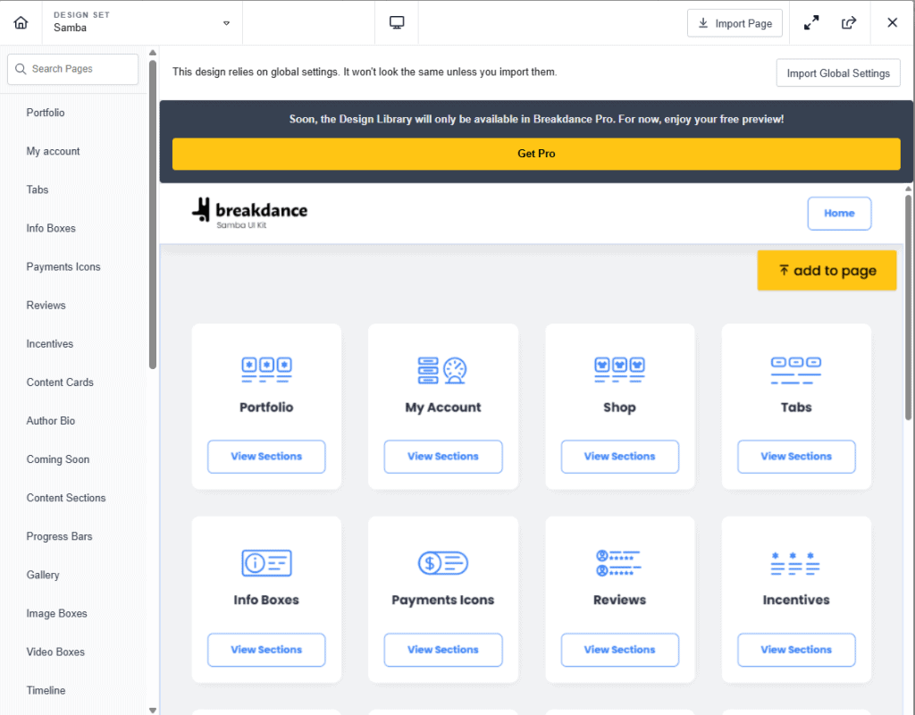 Ui Kit Breakdance Builder