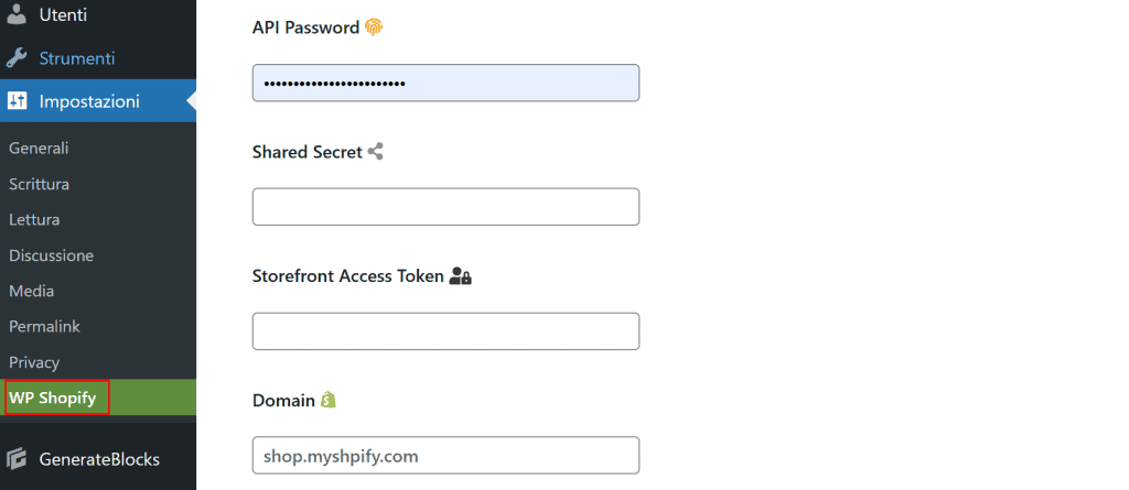 Wp Shopify Per Integrare WordPress Shopify